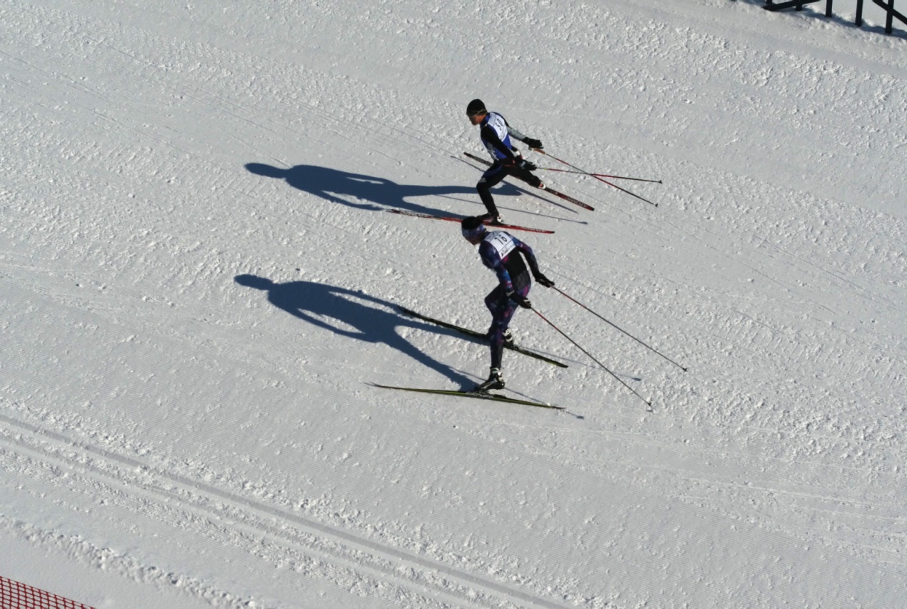 札幌スキーマラソンドローン生中継画像